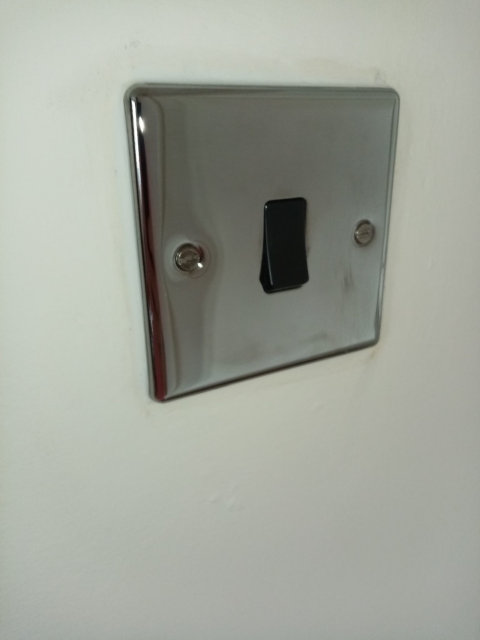 Chrome light switch